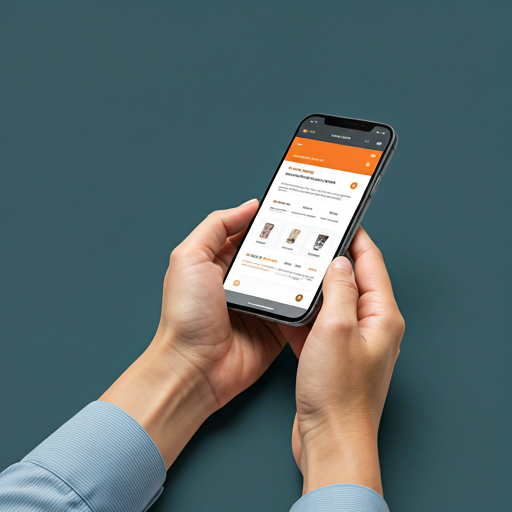 Người dùng duyệt sản phẩm Shopee trên điện thoại.